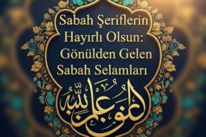 Sabah Şeriflerin Hayırlı Olsun: Gönülden Gelen Sabah Selamları