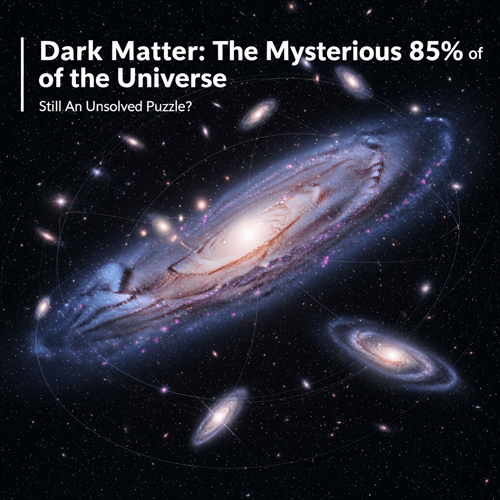 Karanlık Madde: Evrenin Gizemli %85’i Hâlâ Çözülemeyen Bir Bulmaca mı?