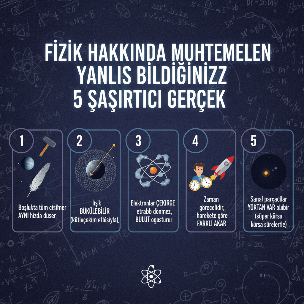 Fizik Hakkında Muhtemelen Yanlış Bildiğiniz 5 Şaşırtıcı Gerçek