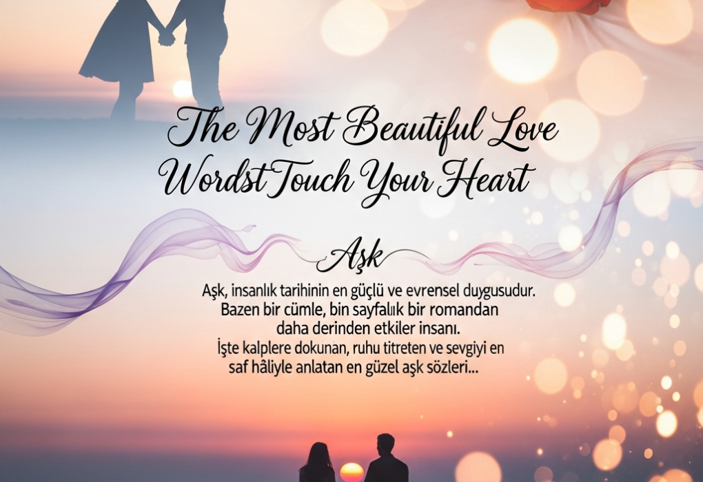 Kalbinize Dokunan En Güzel Aşk Sözleri